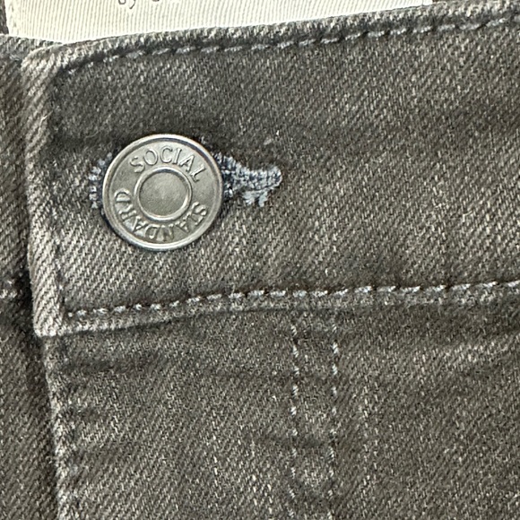 Social Standard Gravel Color High Rise Slim Straight 8/29 Jeans - Picture 4 of 10